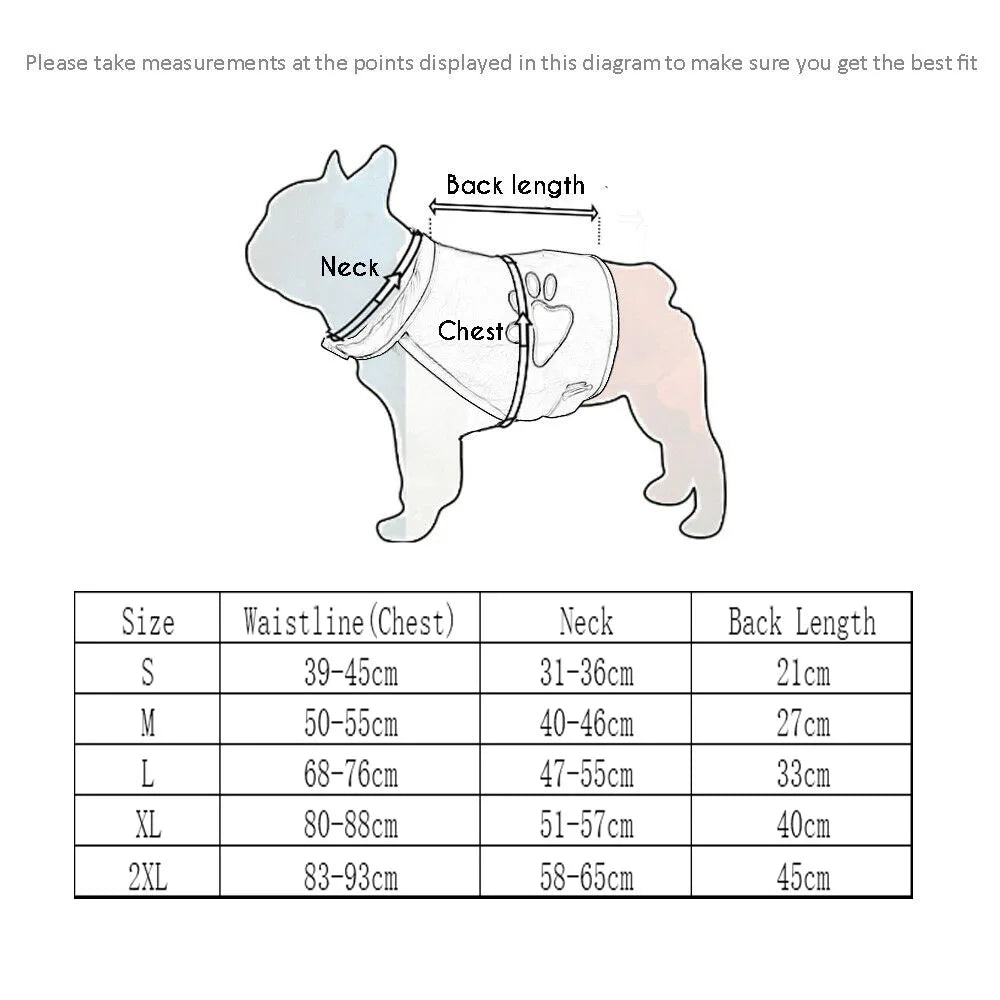 Ventilate Cozy Fluorescent Dog paw Pet Reflective Vest