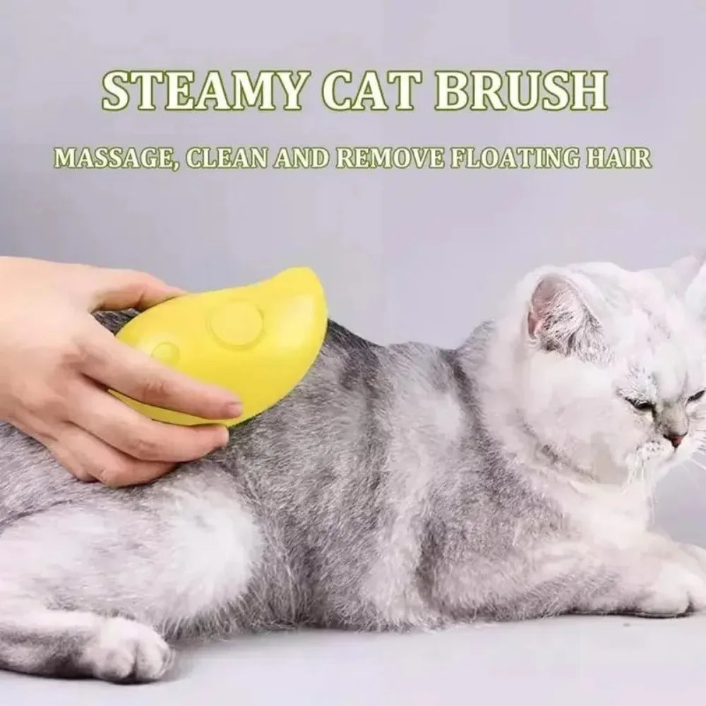 Cat Dog Steamy Brush Steam Brush Electric Sprayer for Massage