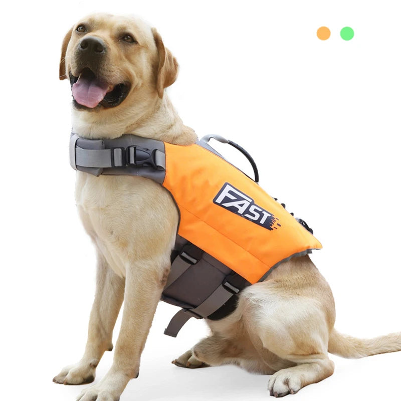 Pet Swimming Life Jacket Safety Vest for Dog in Summer Fashion - Pup In A Truck Clothing