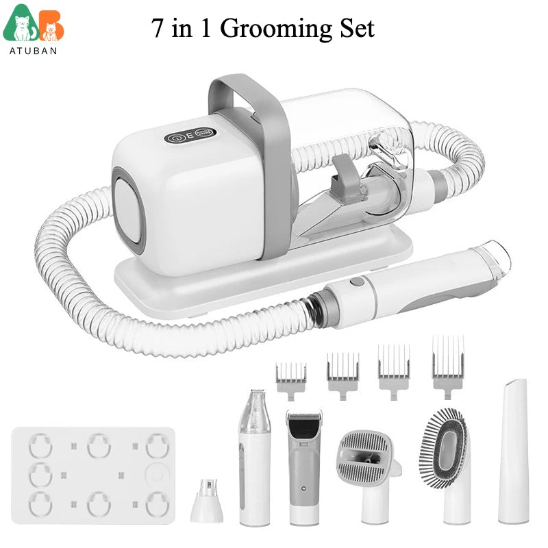 Pro pet grooming system kit and vacuum cleaner with 99% hair, equipped 5 professional dog removal