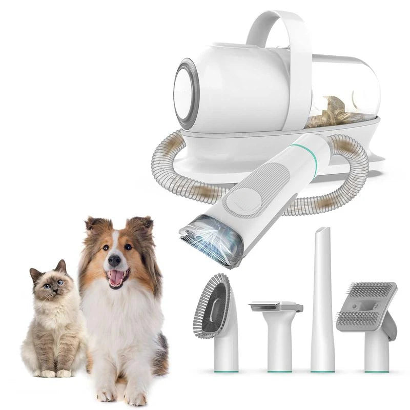 Pro pet grooming system kit and vacuum cleaner with 99% hair, equipped 5 professional dog removal