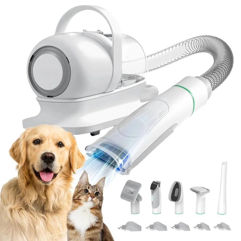 Pro pet grooming system kit and vacuum cleaner with 99% hair, equipped 5 professional dog removal