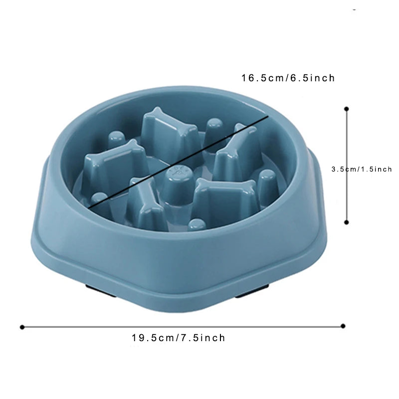 Feeder Dog Bowl Anti-choking Slow Feeding