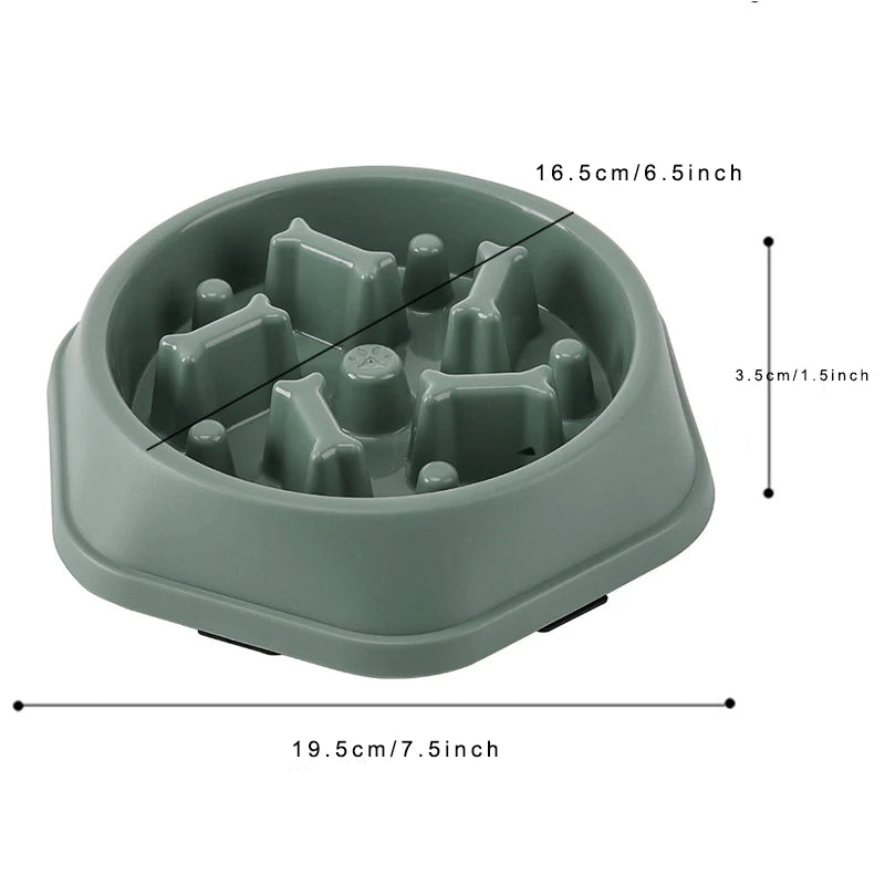 Feeder Dog Bowl Anti-choking Slow Feeding